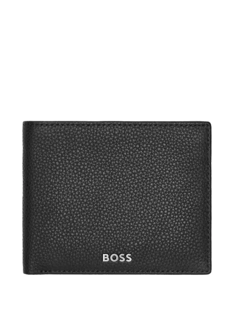 BOSS logo-print cardholder Black HLY416A