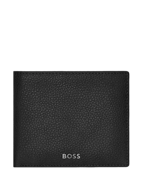 BOSS logo-lettering wallet Black HLN416A