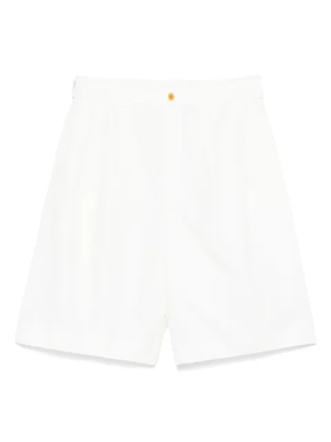 Black Comme Des Garçons washed shorts White 1OP020S25