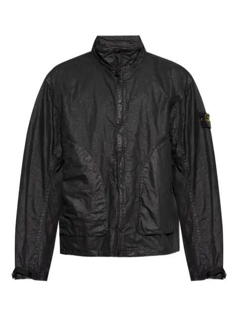 Stone Island Compass-badge jacket Black K1S154100067S0069