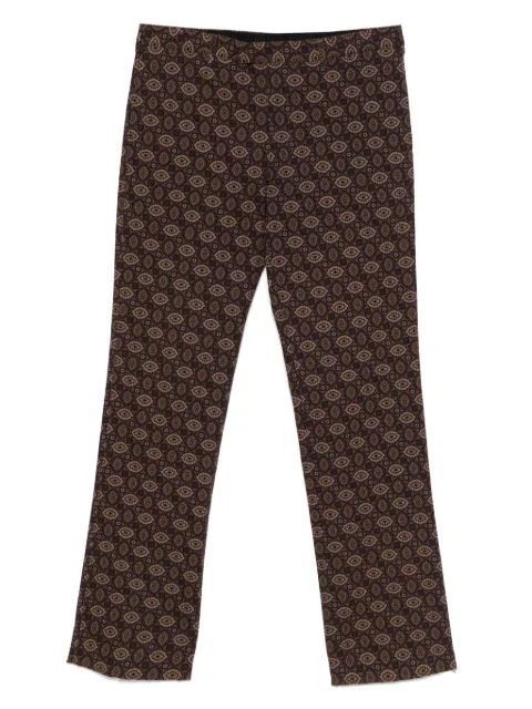Prada Pre-Owned 2010s kaleidoscopic-print trousers Brown PR290MA