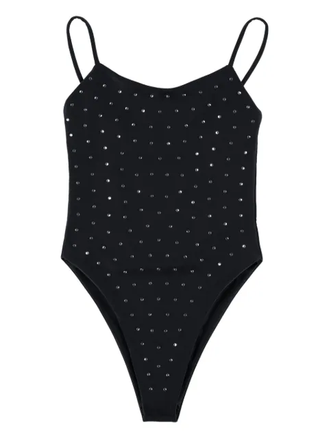Swim By Di crystal-embellished swimsuit Black CRYSTALSWIMSUIT