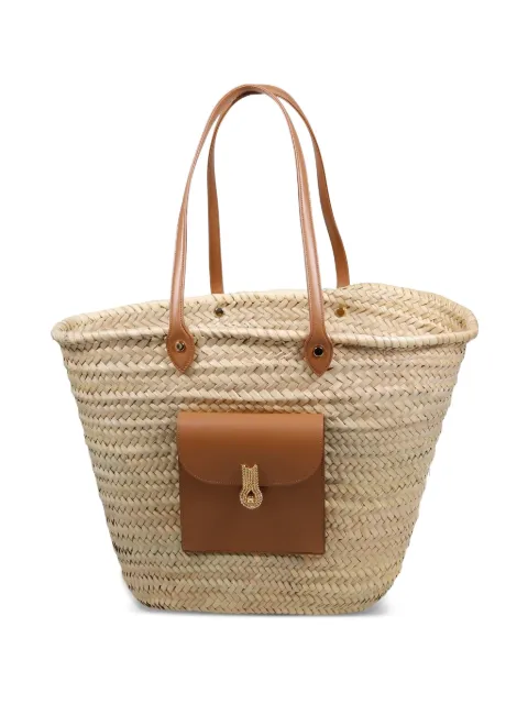 amato daniele Queen shoulder bag Neutrals QUEENBASKETLONGHANDLES