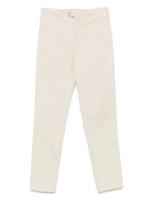 Kiton logo-patch chinos Neutrals UFPPEK0600F