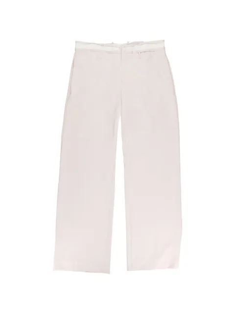 MM6 Maison Margiela deconstructed trousers Neutrals S24477