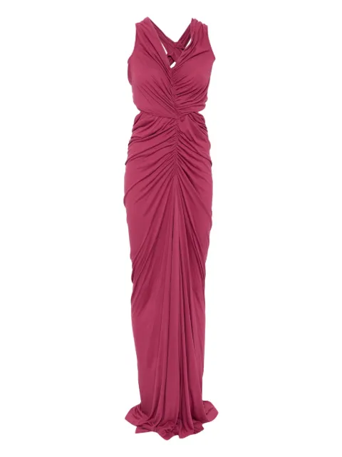 Rick Owens Lilies Poppy gown Purple LI01E4500