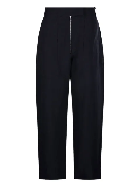 Studio Nicholson wool-linen trousers Blue PRAVINSNW1572