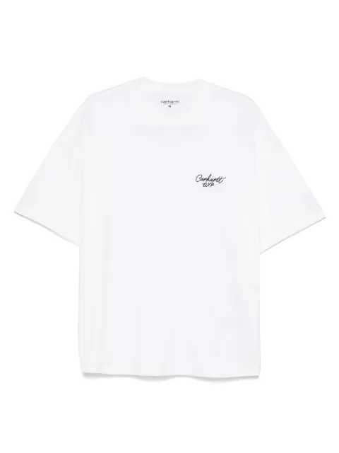 Carhartt WIP Signature Script T-shirt White I033828