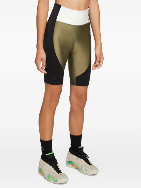 Jordan x Aleali May panelled biker shorts Green DJ0625