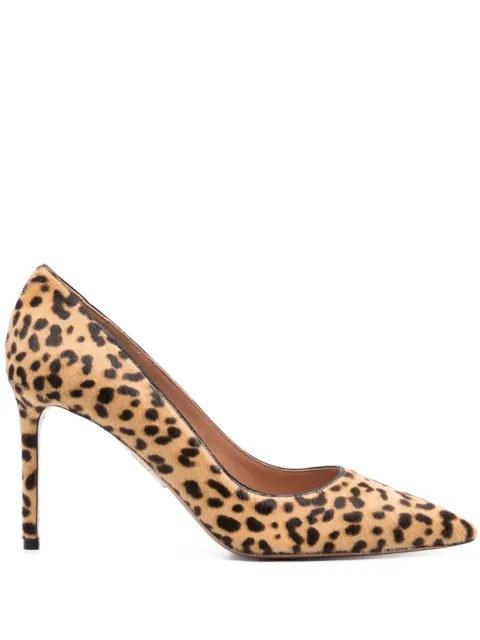 Aquazzura 85mm Purist pumps Neutrals PURMIDP1LYNNAT