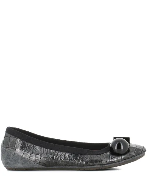 Dove Nuotano Gli Squali Becky ballerina shoes Grey BECKY