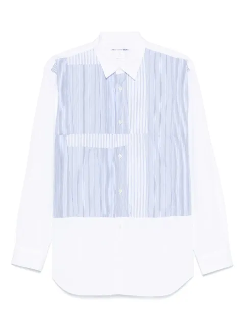 Comme Des Garçons Shirt stripe-detailed shirt White FOB027