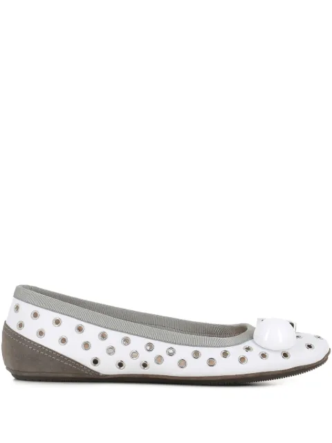 Dove Nuotano Gli Squali Becky ballet flats White BECKYOCCHIELLI