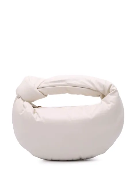 Bottega Veneta Pre-Owned 2012-2024 Mini Nappa Puffy Jodie hobo bag White EJJU8NIMLQ1A6WU5