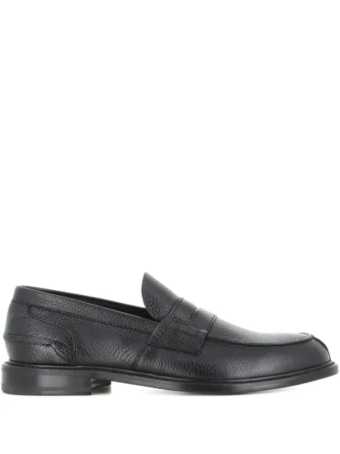 Tassinari textured leather loafers Black 784