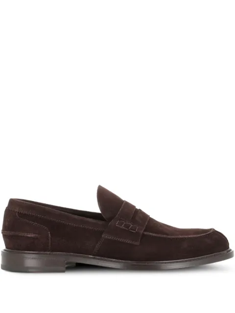 Tassinari suede penny loafers Brown 784