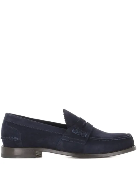 Tassinari suede penny loafers Blue 4700