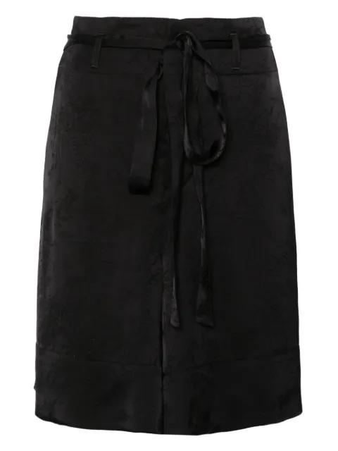 Ann Demeulemeester jacquard shorts Black 2501WTR37FA611