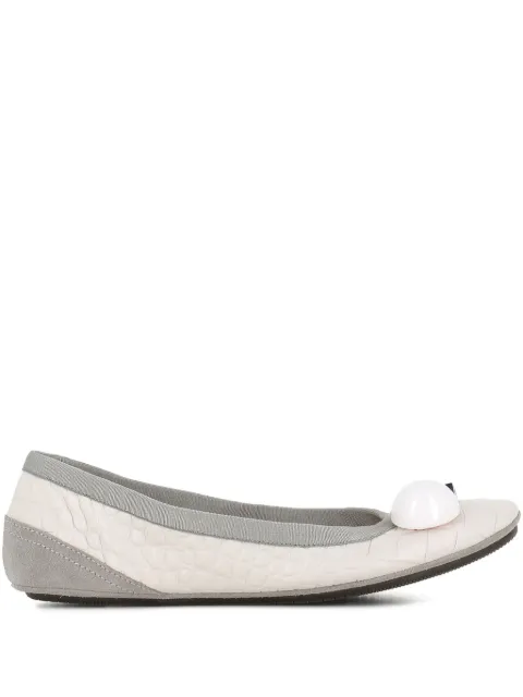 Dove Nuotano Gli Squali Becky ballerina shoes White BECKY