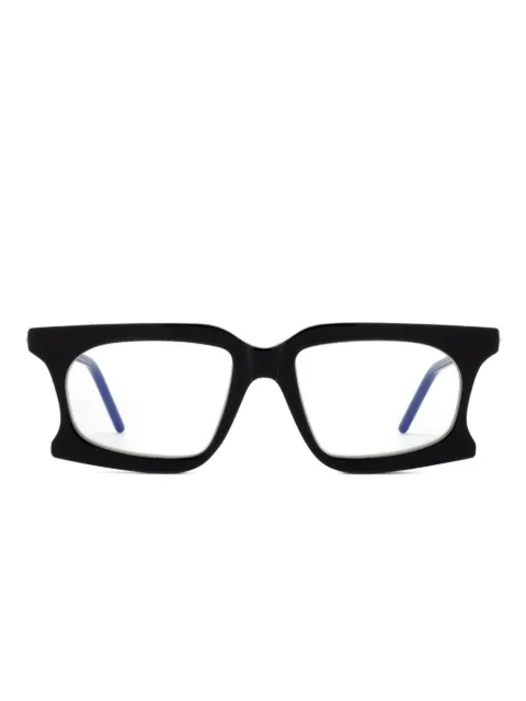 Kuboraum D73 geometric gold-detail glasses Black D73BS