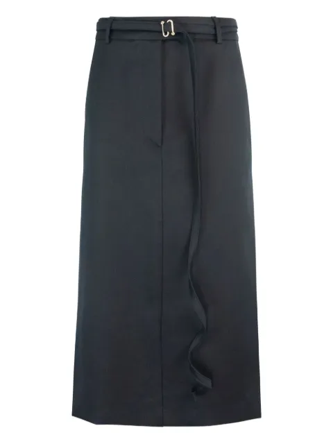 Sportmax belted midi skirt Black 2512101022600
