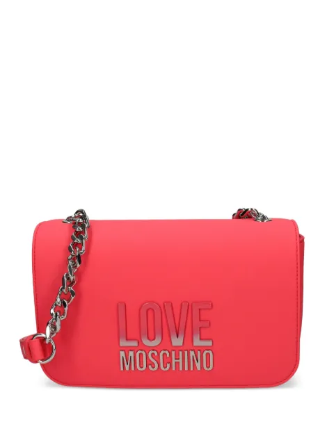Love Moschino logo-lettering crossbody bag Pink JC4254PP0M