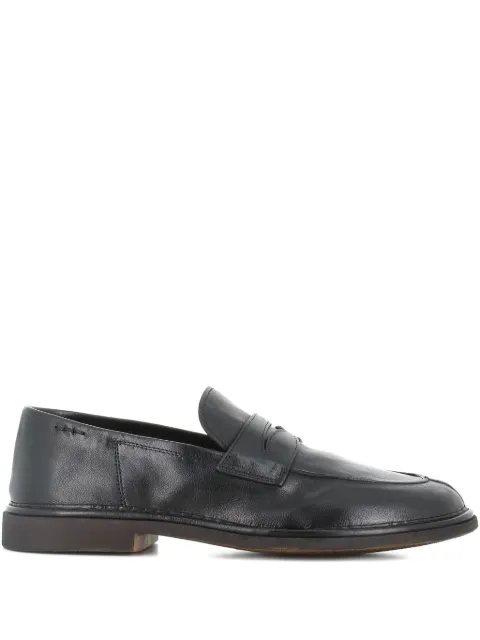 Alexander Hotto leather penny loafers Black 67019