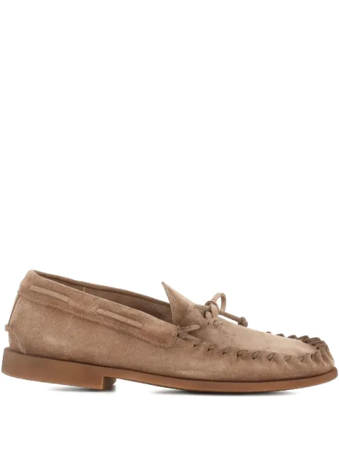 Alexander Hotto suede moccasin loafers Neutrals 67017