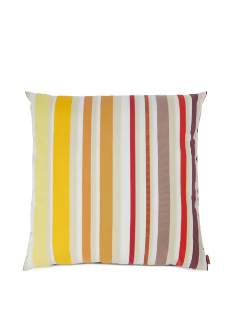 Missoni Home Biarritz striped cushion White 1E4CU00703