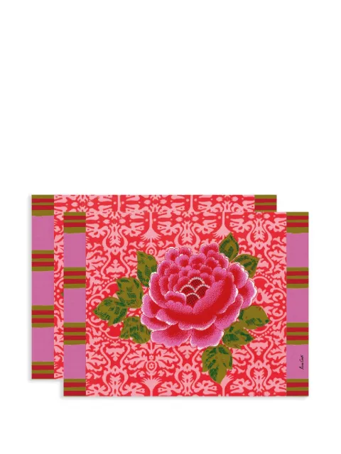 Lisa Corti Masonite placemats (set of two) Pink 0MAT30X40MCSUN492