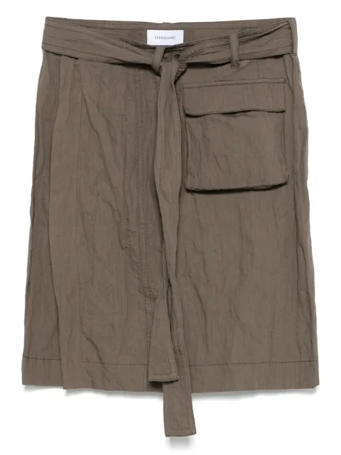Ferragamo straight skirt Grey 783804