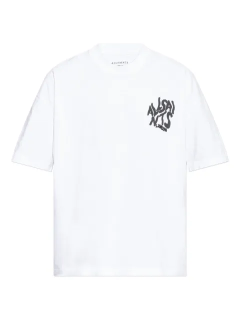 AllSaints logo-print T-Shirt White M066PC