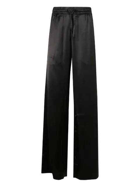 Marine Serre satin trousers Black UPA058A