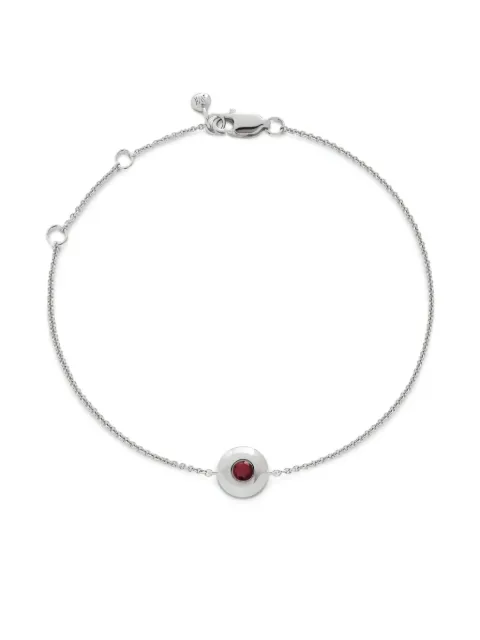 Monica Vinader July Birthstone bracelet Silver SSBLBSNLRUB