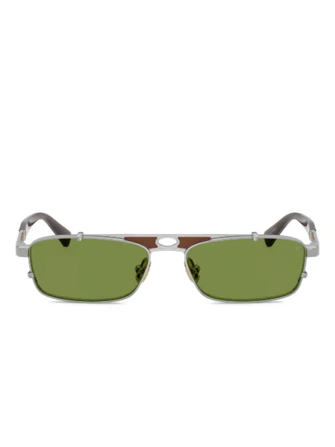 Brunello Cucinelli rectangle-frame sunglasses Silver BC2010ST