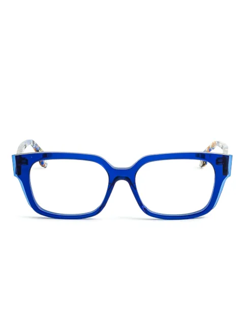 Face À Face square-frame glasses Blue OFFSET2