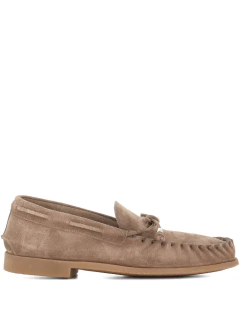 Alexander Hotto suede boat shoes Neutrals 65035