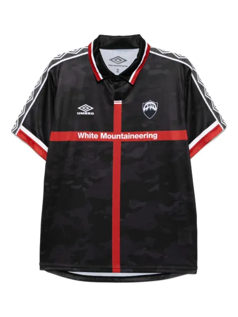 White Mountaineering x Umbro Uniform polo shirt Black WM2571520