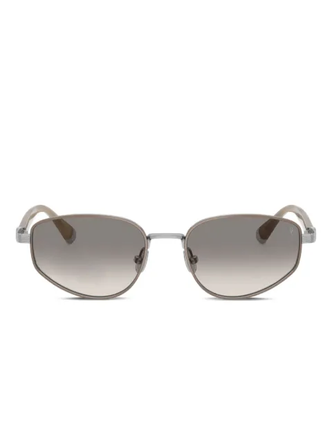 Brunello Cucinelli geometric-frame sunglasses Silver BC2008ST50303