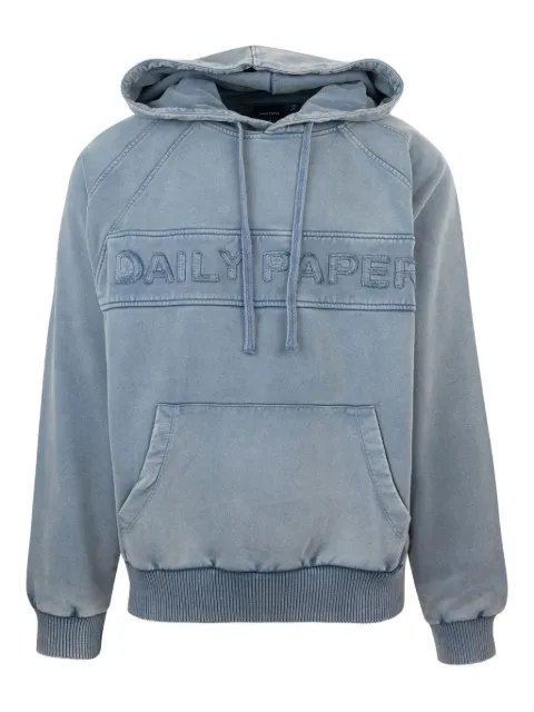 Daily Paper logo-embroidered hoodie Grey 2511164