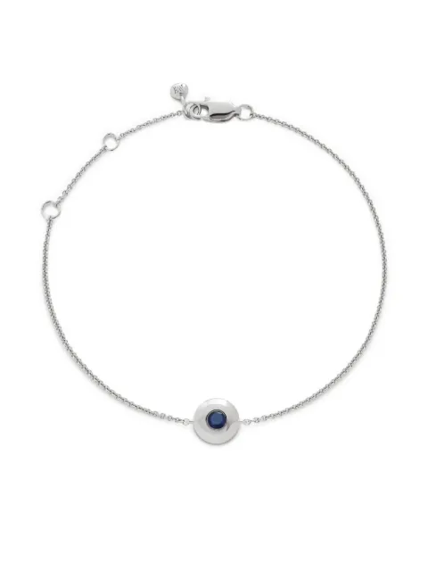 Monica Vinader September Sapphire Birthstone bracelet Silver SSBLBSNLBSF