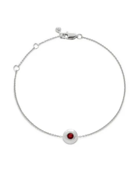Monica Vinader January Birthstone bracelet Silver SSBLBSNLRGT