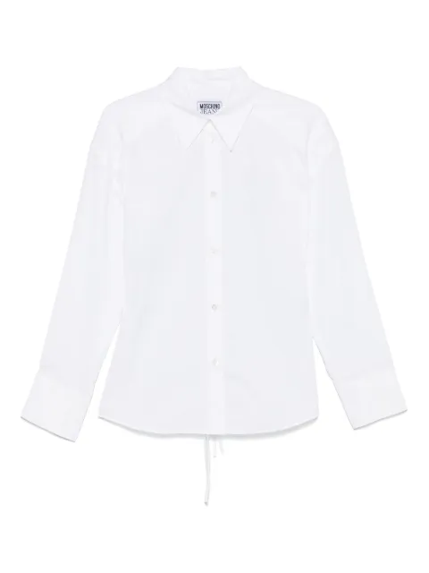 MOSCHINO JEANS open-back shirt White A02073227