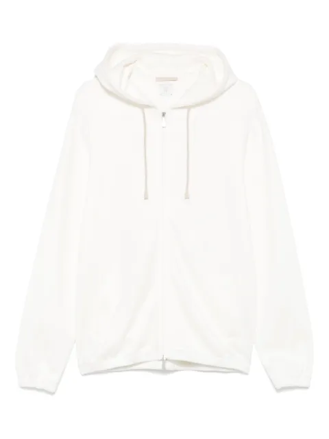 Eleventy zip-up hoodie White K75FELK05FEL26005