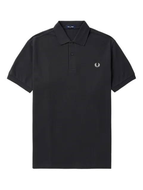 Fred Perry logo-embroidered polo shirt Grey M6000