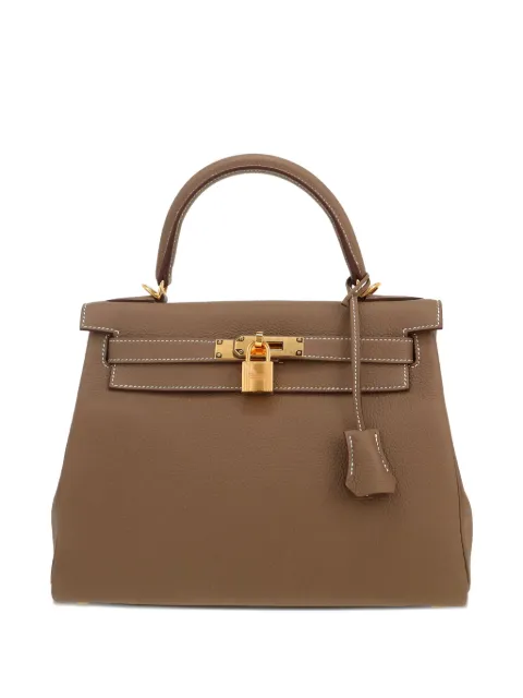 Hermès Pre-Owned Kelly 28 handbag Brown 418398