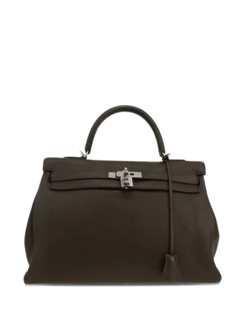 Hermès Pre-Owned 2010 Kelly 28 handbag Grey 412871