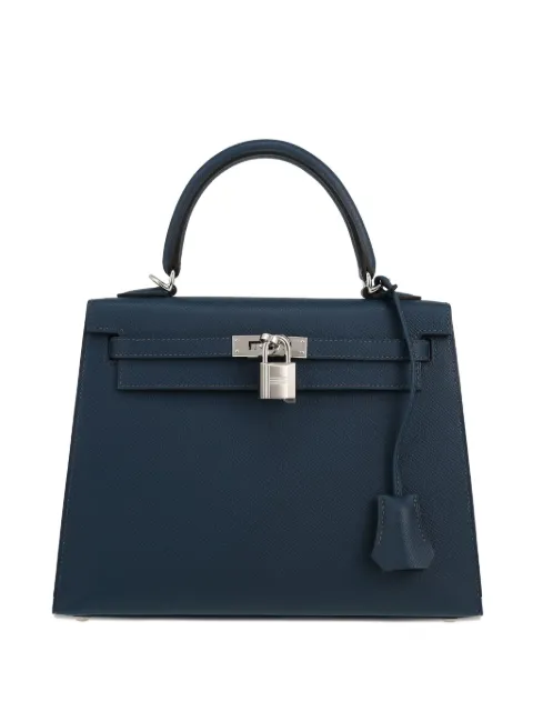 Hermès Pre-Owned Kelly 25 handbag Blue 410379