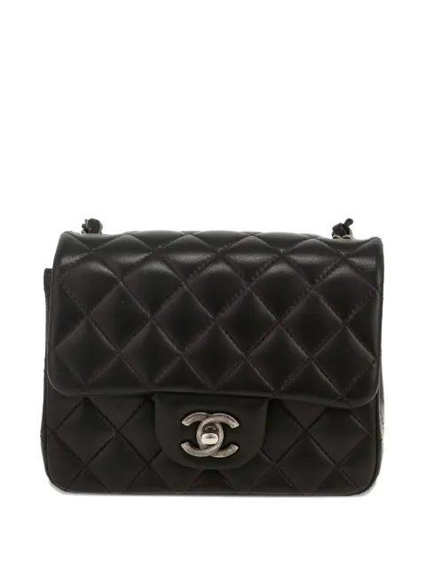 CHANEL Pre-Owned mini Carré shoulder bag Black 417684