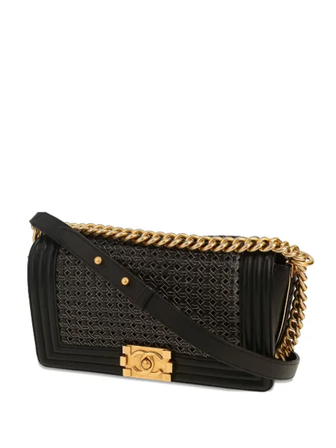 CHANEL Pre-Owned Boy shoulder bag Black 415607